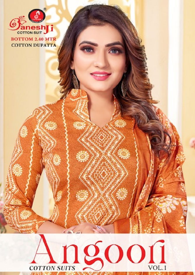 Ganeshji Angoori Vol 1 Cotton Dress Material Catalog
